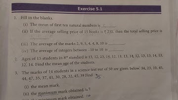 7th std maths term-3 chapter-5 statistics in exercise 5.1