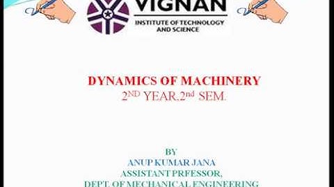 Dynamics of Machinery- turning moment diagram & flywheel