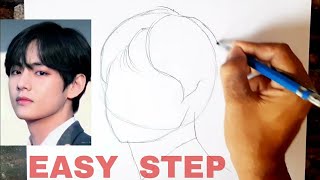 BTS Drawing // BTS V Drawing // BTS Kim Taehyoung Drawing // BTS // Drawing