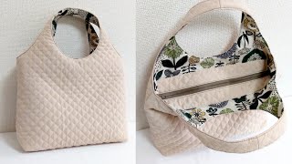 安定の使いやすさ毎日持ちたいバッグの作り方 DIY! Every Day Bag Tutorial.