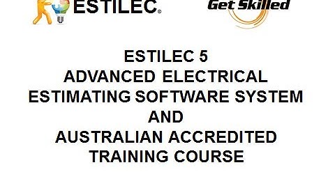 ESTILEC Electrical Estimating System & Course
