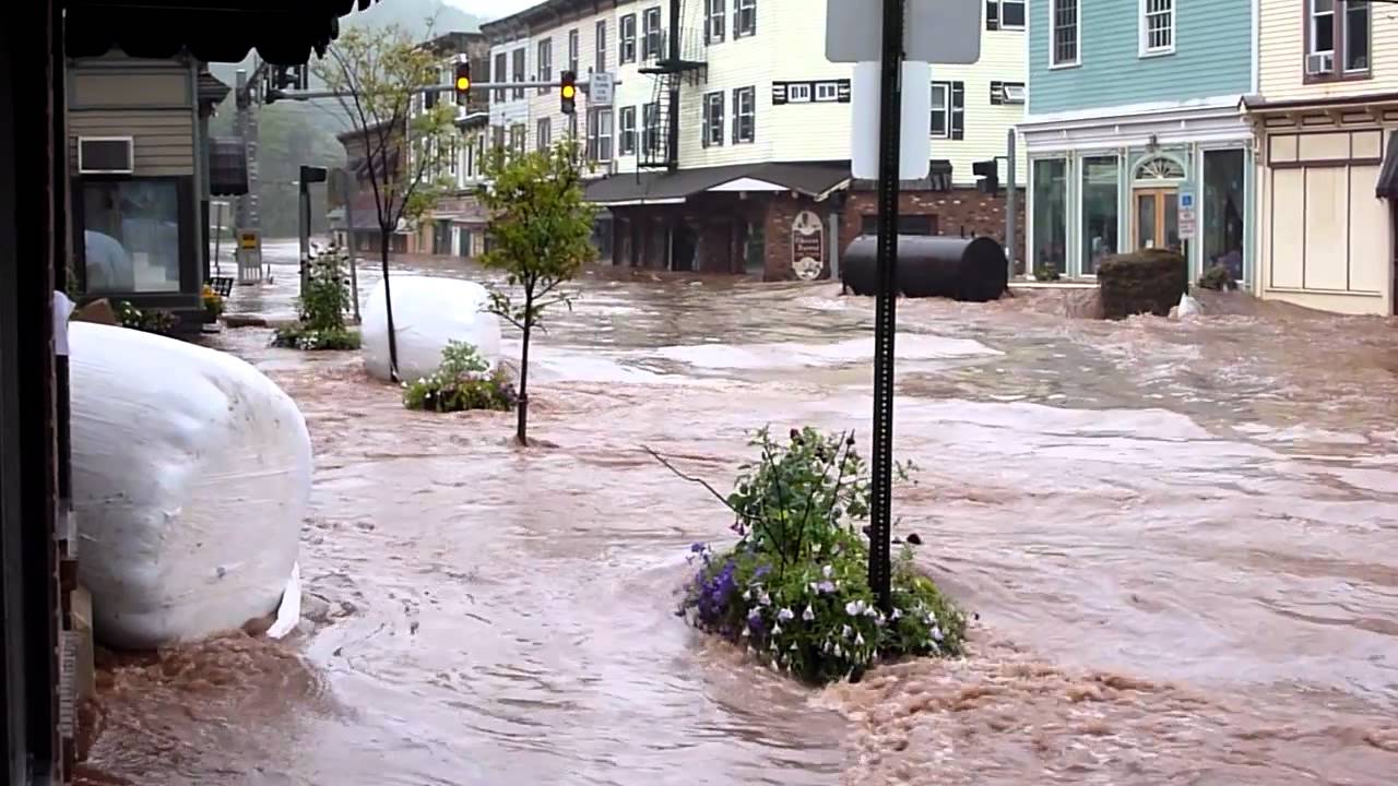 Margaretville NY, Irene Flood.mp4 YouTube