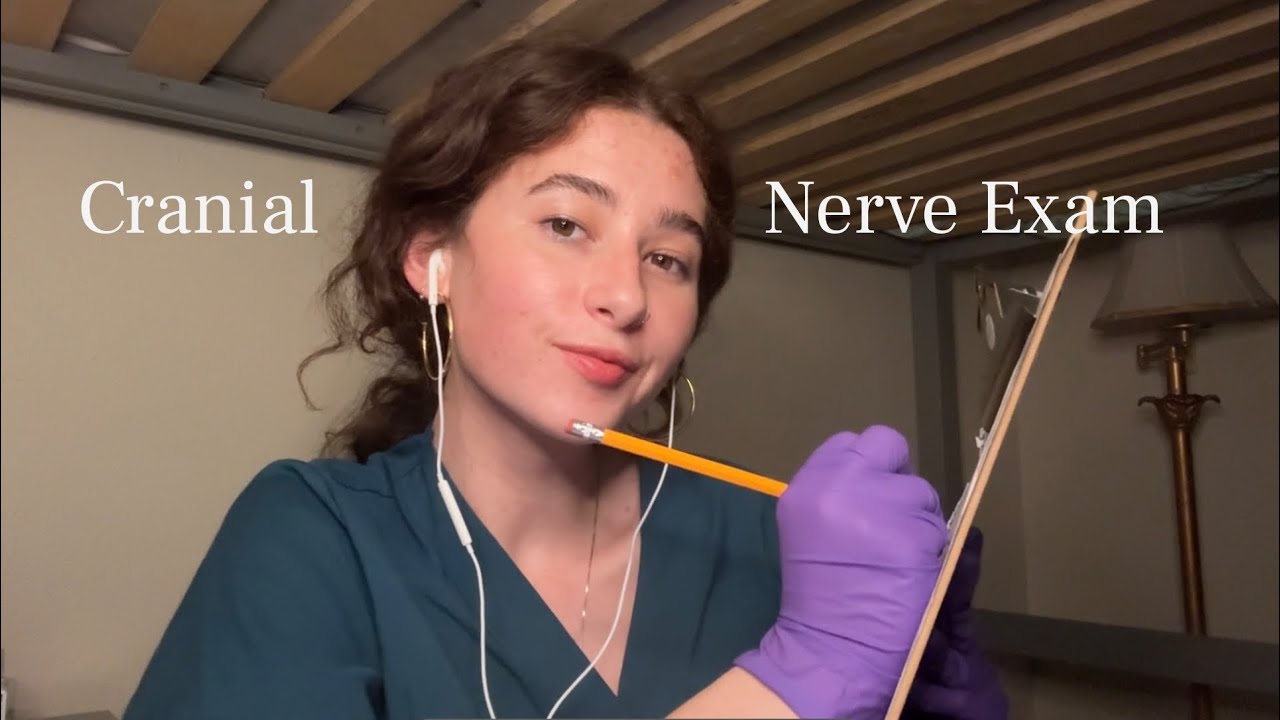 ASMR ~ cranial nerve exam👩‍⚕️🩻🩺🧠 (soft-spoken, typing, writing, eye exam, lofi)