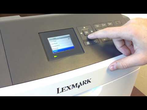 How to set your Lexmark MS710n / Lexmark MS710dn series laser printer to print on labels