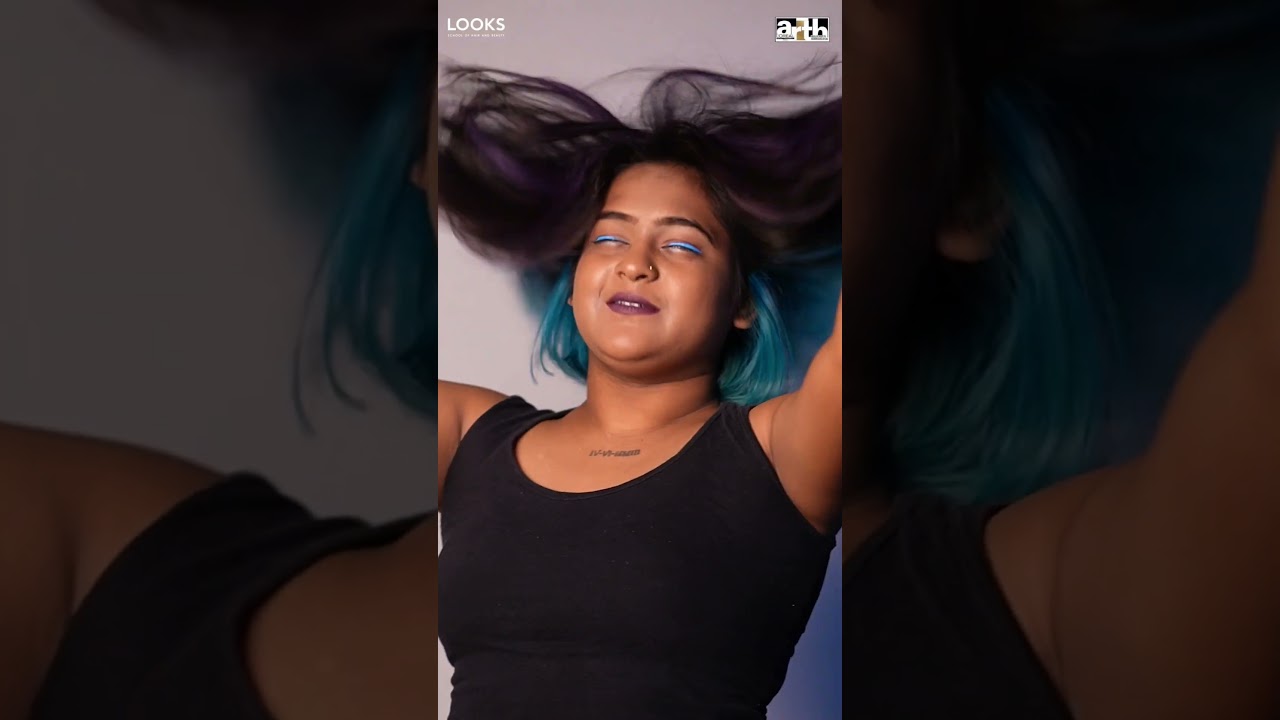 hair colour Transformation with looks school pune 