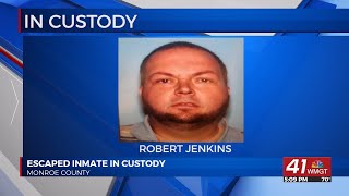 UPDATE: Escaped inmate in custody