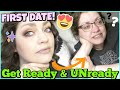 FIRST DATE GET READY & UNREADY WITH ME #4 | Makeup, Outfit, & DATE RECAP!!!