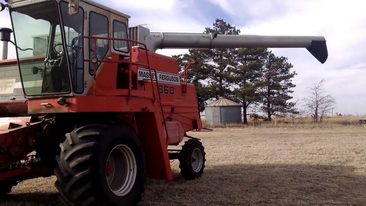 Massey Ferguson 860 Combine Selling on BigIron.com Online Auction 5-3-17