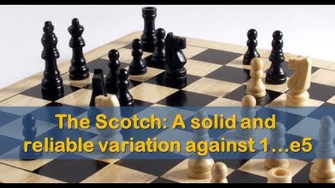 The Scotch Game - Chess Openings Explained - Ideas, Principles and Common Variations - Royal Chess