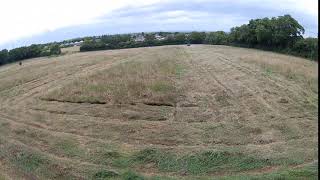 hay making time lapse clip