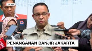 Anies: Kondisi Banjir di Jakarta Mulai Terkendali
