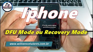 Como Colocar Iphone em modo DFU, Modo Recovery, Como sair do modo DFU, Iphone Inativo