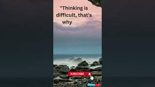 Thinking is difficult, that's why most people judge #shorts #youtubeshorts #short #trending #ytshort