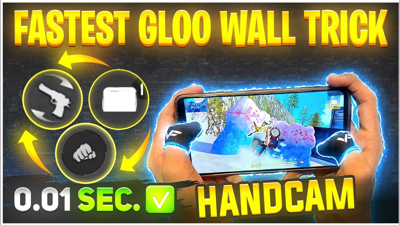 Top 5 Fastest Gloo Wall Tricks 🔥| Sit Up Gloo Wall Trick | 360 Degree Gloo Wall Trick Free Fire 👽