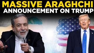 BREAKING NEWS LIVE | Iran's Araghchi Holds Press Conference on President Trump & JCPOA | TRUMP NEWS
