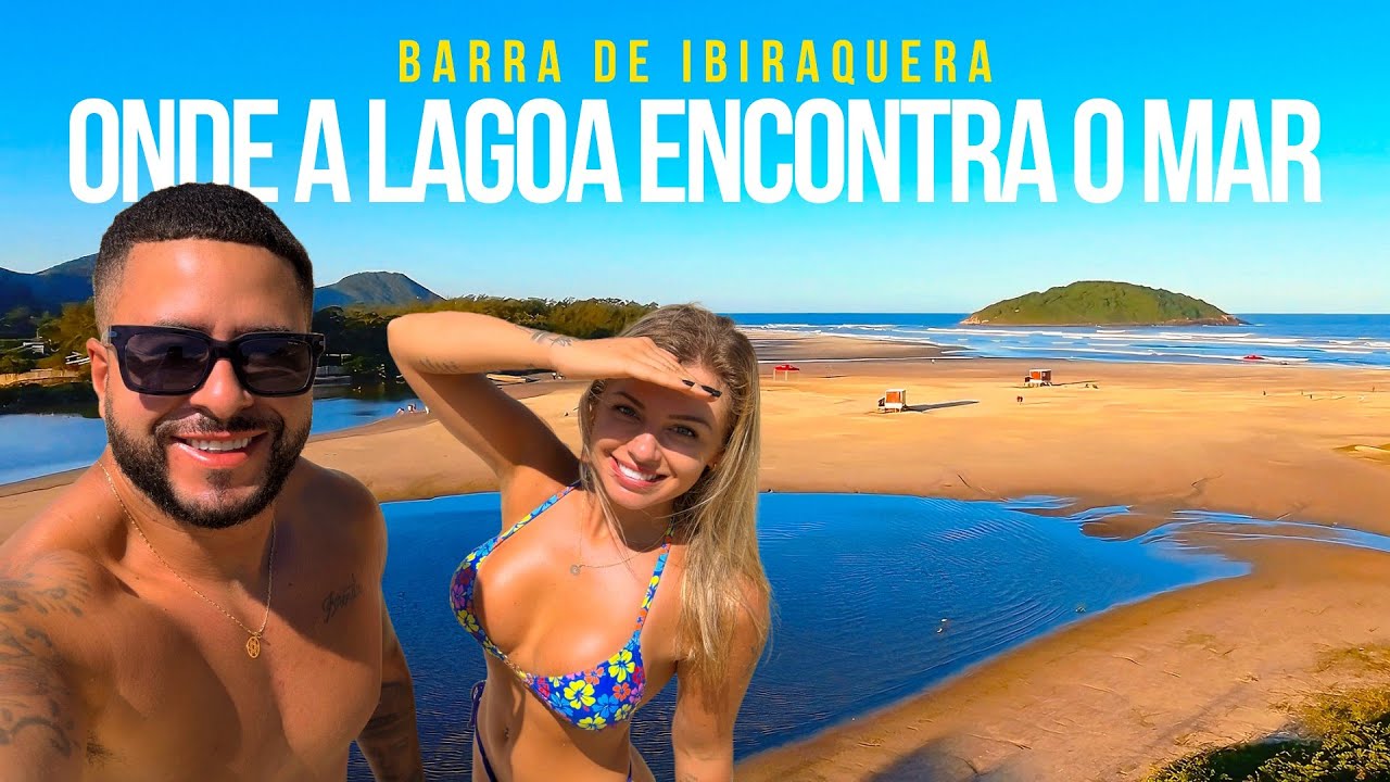 Barra de Ibiraquera: O Incrível Encontro da Lagoa com o Oceano🌊