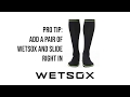 How to put on wetsuit boots  wetsuit wearhouse
