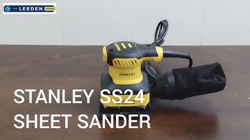 STANLEY SS24 240W Sheet Sander - Installation Video