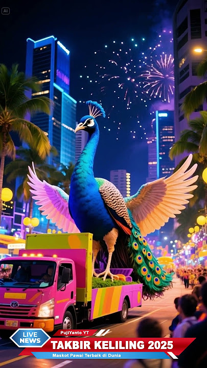 takbir keliling maskot terbaik takbiran idul fitri 2025  #takbiran #idulfitri #paradise
