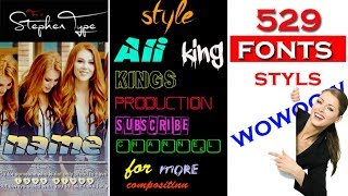 500 Stylish Writing fonts new 2019 for Picart/Photoshop/pixlab Photo editing screenshot 2