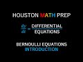 Understanding Bernoulli First-Order Differential Equations