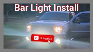 Installing a bar light on my GMC Sierra