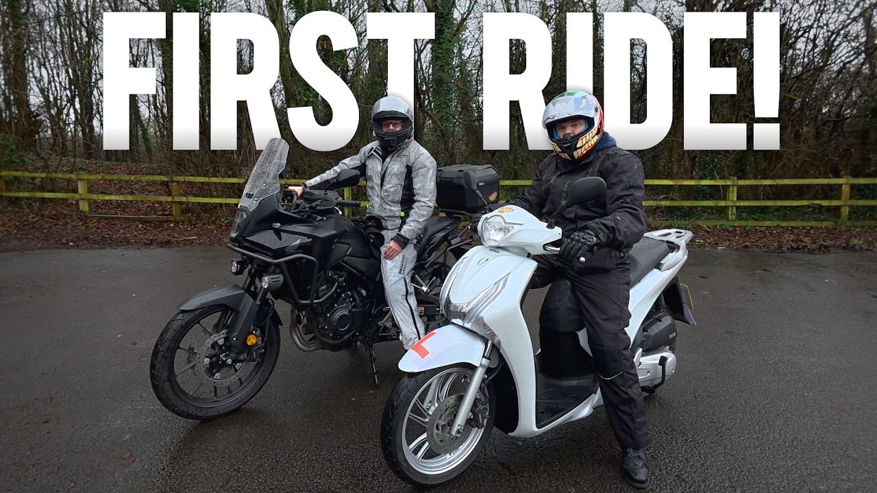 Первая в жизни поездка на мотоцикле (через 6 месяцев после прохождения курса обучения вождению мо...