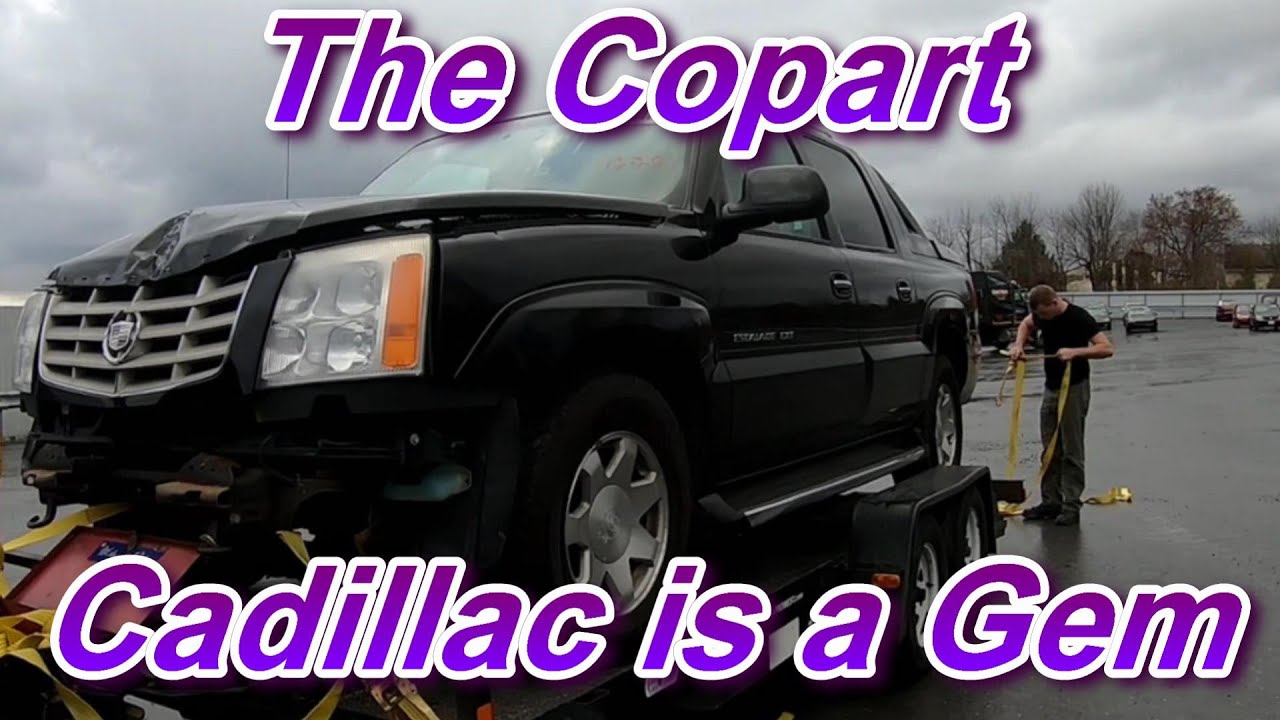 Copart parts truck cadilanch 2 YouTube