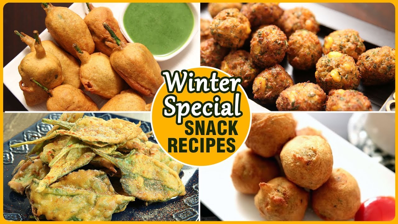 Quick & Easy Winter Snacks Recipes - Bhajiya & Pakoda/Pakora Recipes - Crispy Fritter Recipes | Rajshri Food