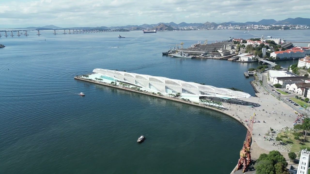 Voo de drone no Centro do Rio de Janeiro