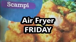 Air Fryer Scampi and Jersey Royals