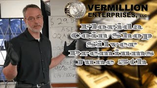 Florida Coin Shop Silver Premiums June 5 2024 | Are these the LOWEST Premiums in the US!? #Trending