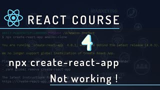 create-react-app not working ⚠️ error solved