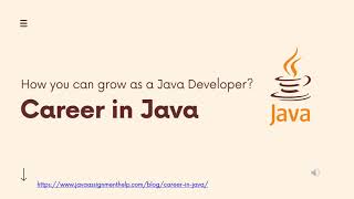 Career in Java Wealth