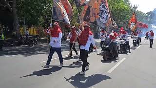 MAGELANG MEMANAS, RIBUAN KADER PDI PERJUANGAN DEKLARASI GANJAR DI SAWITAN