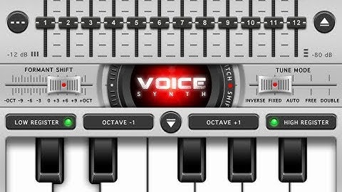 Music Iphone App: Voice Synth