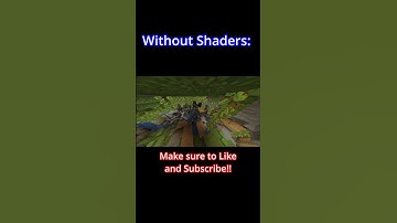 With Shaders vs Without Shaders in Minecraft #shorts #mincraft #mincraftshorts #shaders