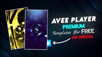 AVEE PLAYER FREE 🔓🤩 TEMPLETES || [ 10K SUBSCRIBERS ] SPECIAL GIVEAWAY || DOWNLOAD NOW ☠️🔥