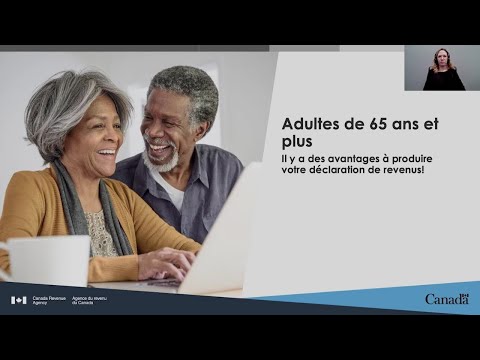 Webinaire pour adultes de 65 ans et plus: Obtenez vos prestations et vos crédits