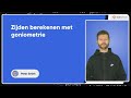 Zijden berekenen met goniometrie - Wiskunde - VMBO
