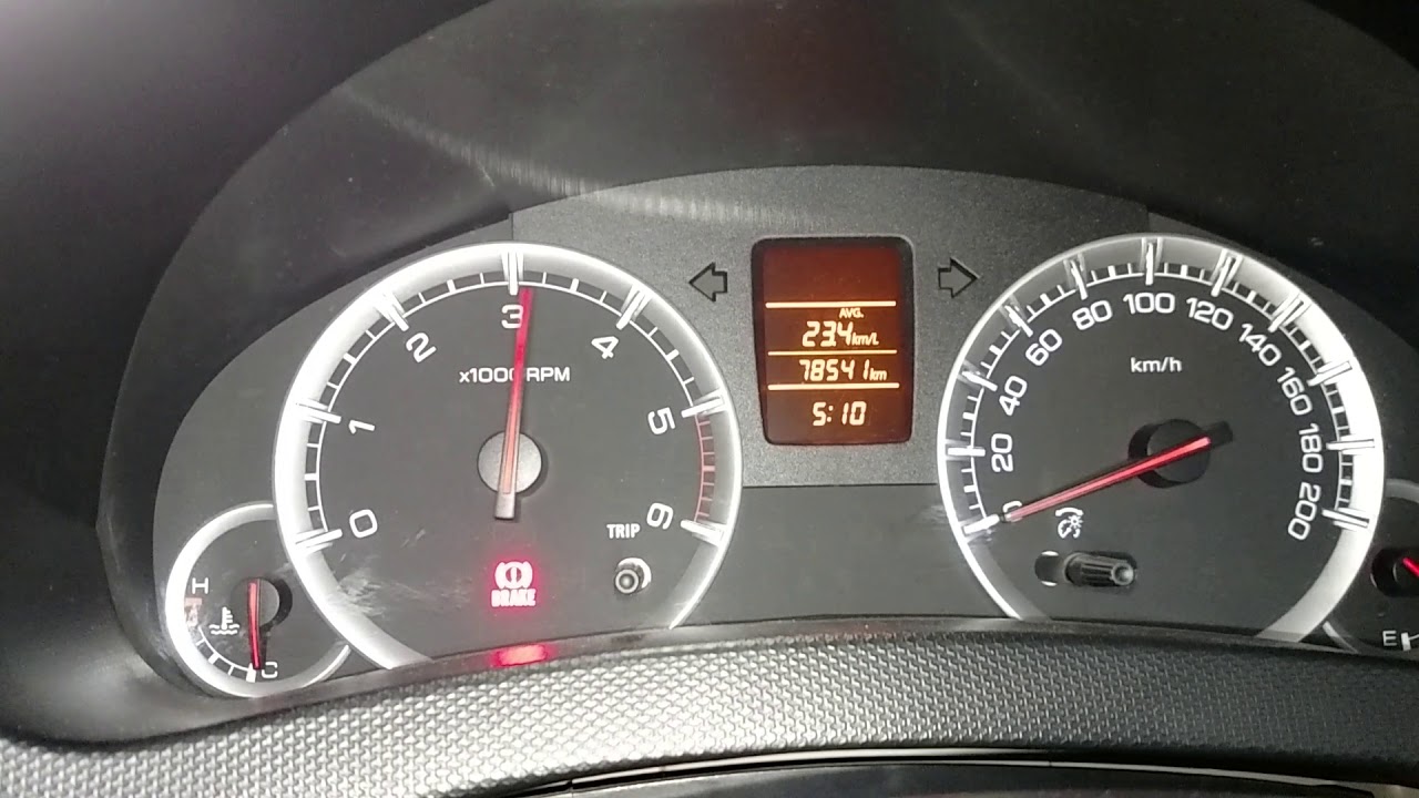 Swift Rpm Meter RPM test done in swift dzire - YouTube