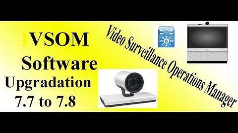 Cisco Vsom software up gradation  |  Video Surveillance Operations Manager easy Up-gradation #ios