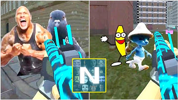 Nextbots Sandbox in Backrooms Shooter Gameplay , Sandbox Android Games  ios Walkthrough Simulator