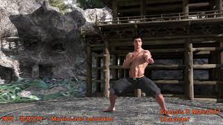 DAZ Studio 3D Character animation - Genesis 8 Male, Martial arts aniblock