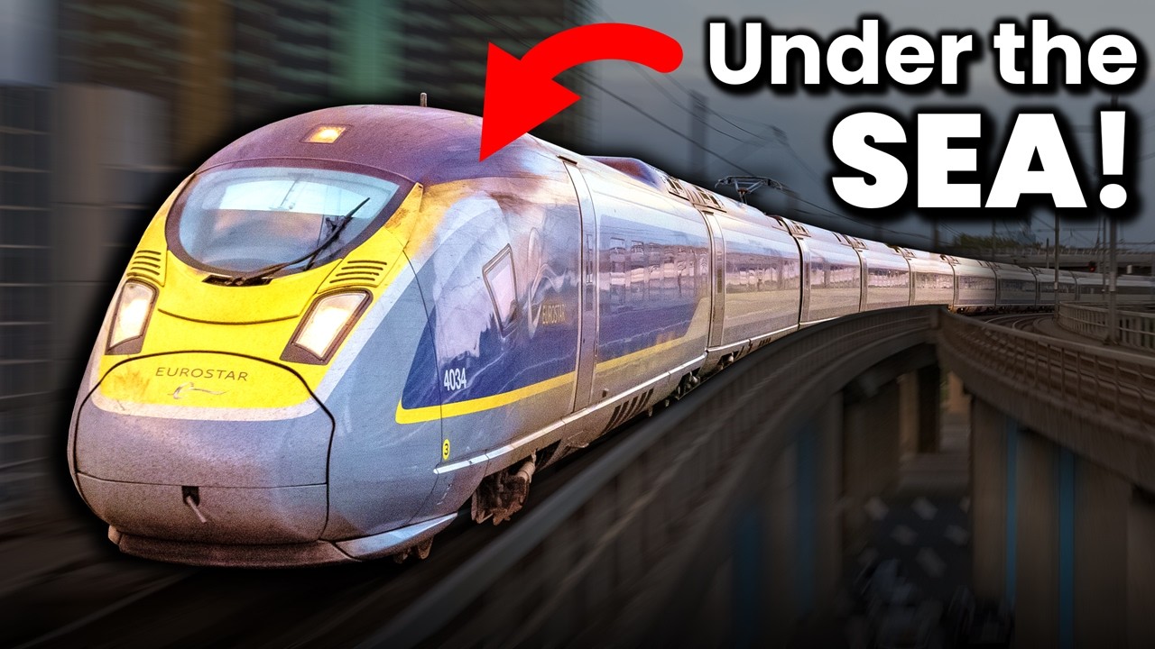 AMSTERDAM to LONDON on the amazing high-speed Eurostar train!