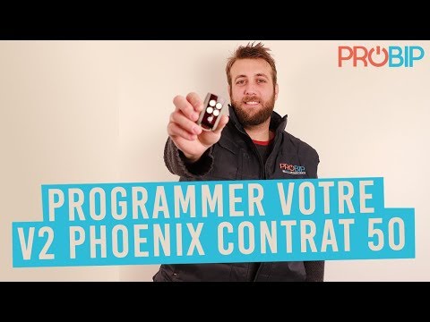 Comment programmer votre télécommande V2 PHOENIX CONTRAT 50 ?