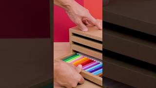 How to make a desk organizer from cardboard