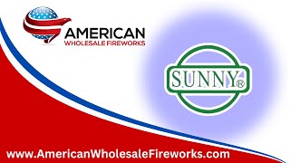 Cake - 1.5 100 Shot Fan Shape Sup  Silver Strobe Wil ... Available at American Wholesale Fireworks!