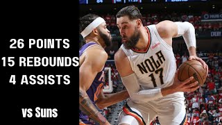 Jonas Valanciunas 26 PTS, 15 REB, 4 AST vs #1 Suns - PO G4 - Apr 24, 2022