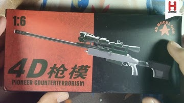 05 TAC-50 Sniper rifle 1:6 4D Model Gun Pioneer Counterterrorism